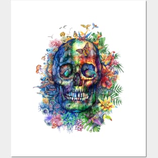 skull Posters and Art